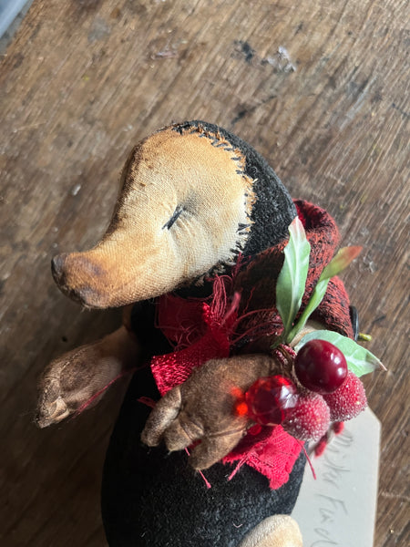 Small Jointed Mole Child Doll. Mister Finch