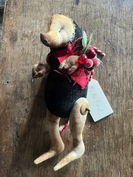 Small Jointed Mole Child Doll. Mister Finch