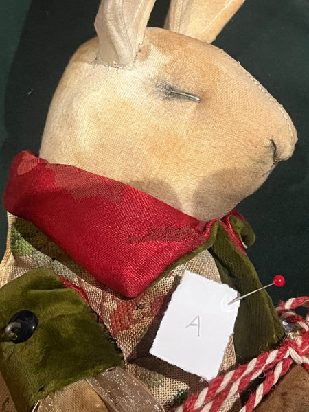 Large Festive Hare Doll 'A' Mister Finch