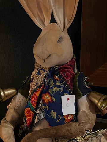 Large Festive Hare Doll 'C' Mister Finch